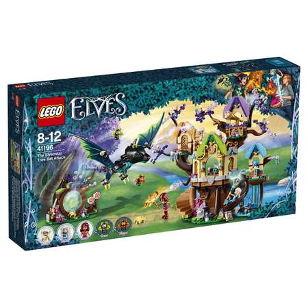 Конструктор LEGO Elves Нападение летучих мышей на Дерево эльфийских звёзд 41196