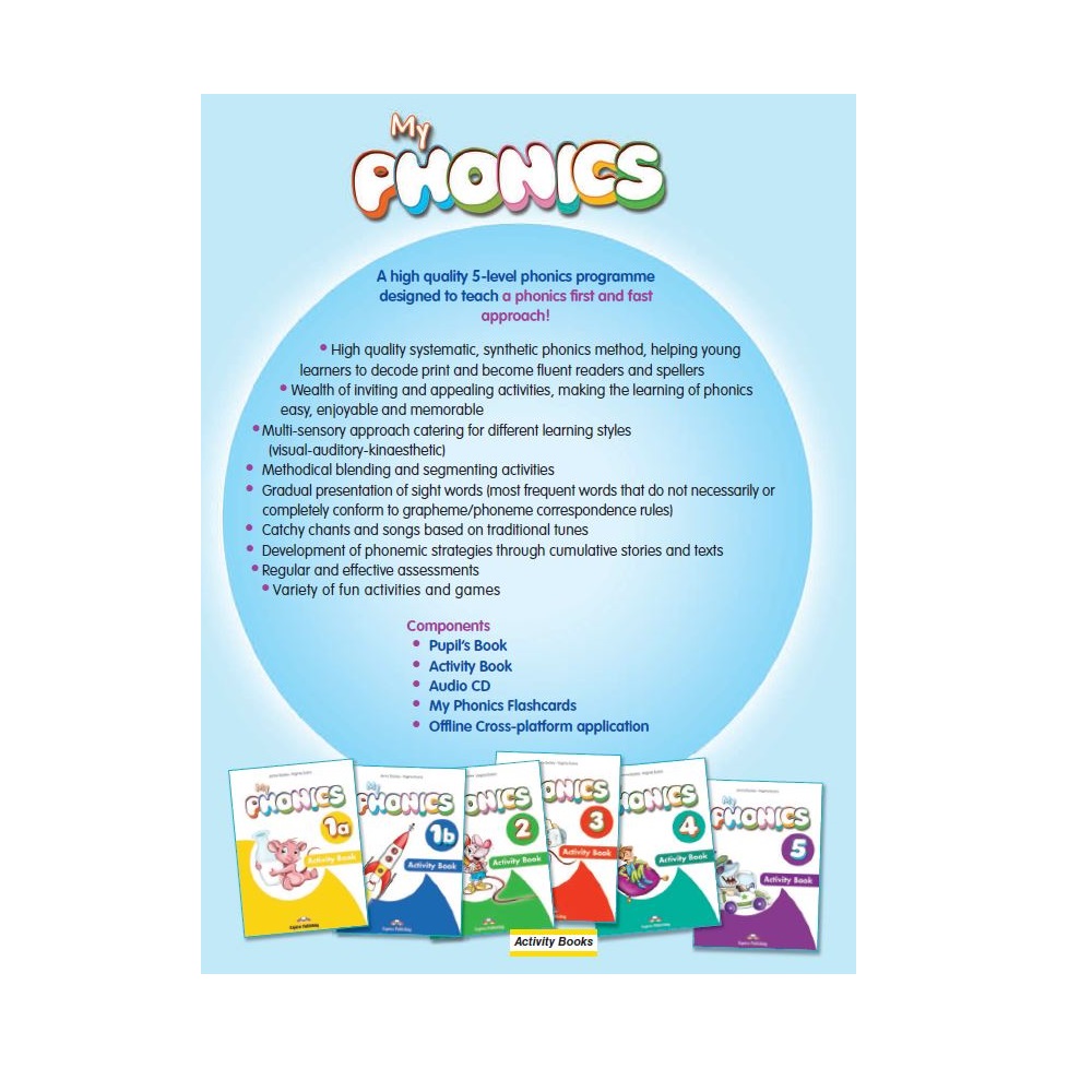 Рабочая тетрадь Express Publishing My Phonics 1 The Alphabet Activity Book  (International) with cross-platform application