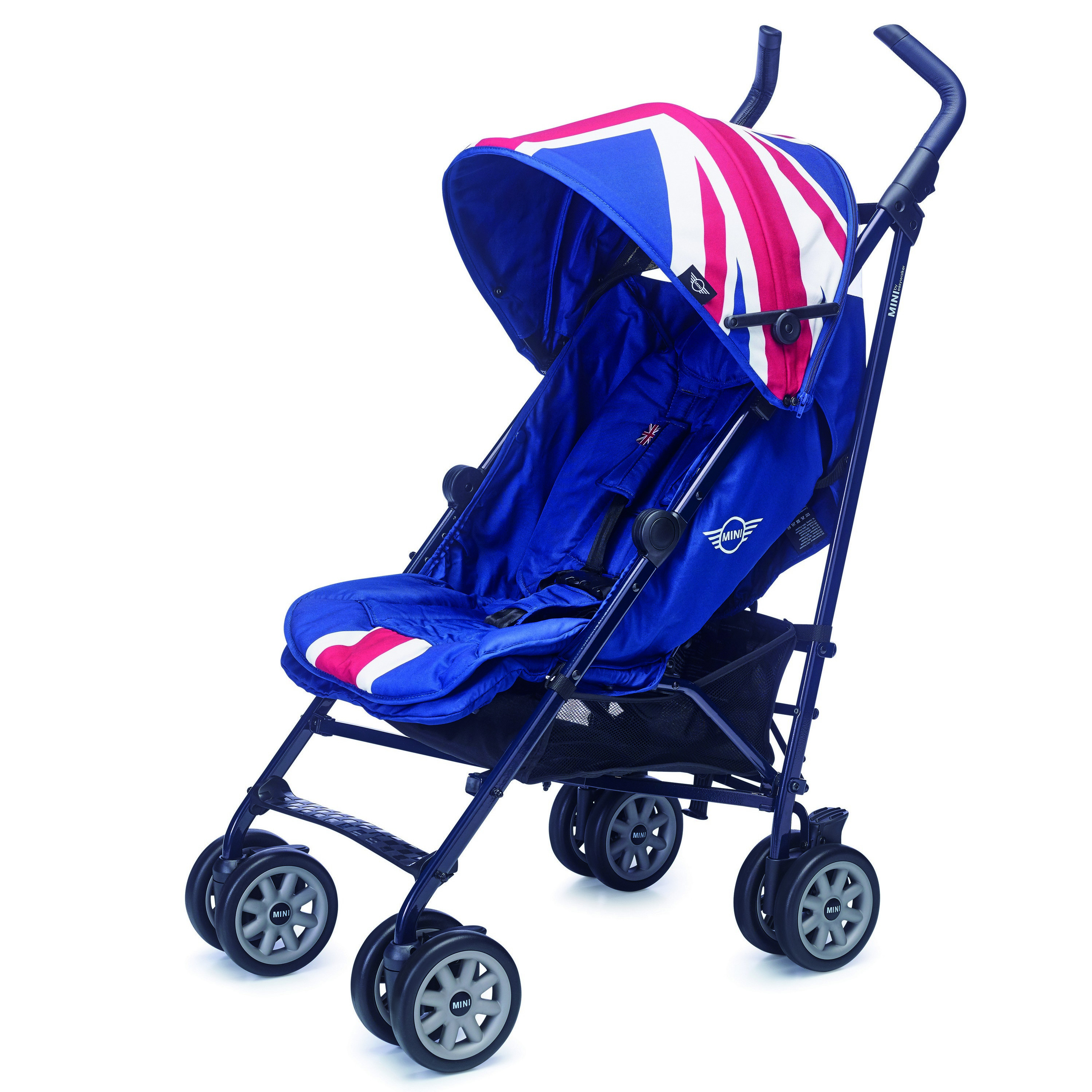 Коляска Easywalker Mini Buggy XL Union Jack Classic c бампером - фото 1