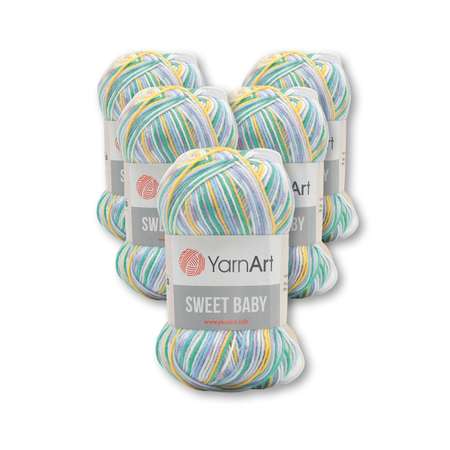 Пряжа для вязания YarnArt Sweet Baby 100 гр 300 м акрил тонкая детская 5 мотков цвет 913