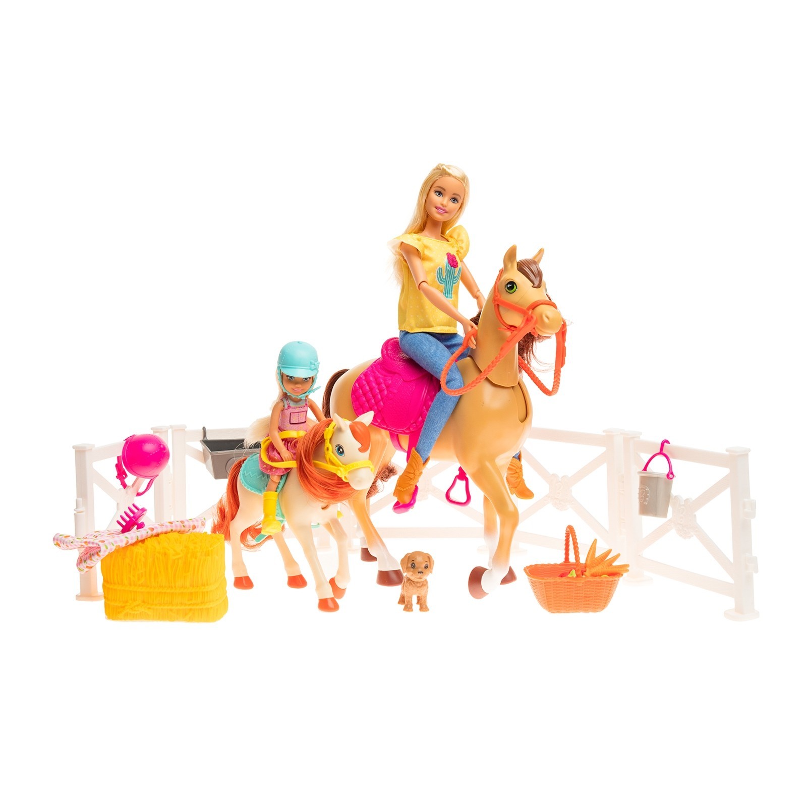 Набор игровой Barbie Челси и любимые лошадки FXH15 купить по цене 599 ₽ в  интернет-магазине Детский мир