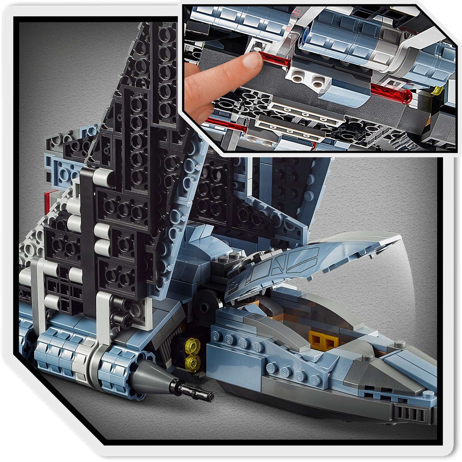 Конструктор LEGO Star Wars TM Штурмовой шаттл Бракованной Партии 75314 - фото 9