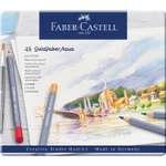 Карандаши акварельные FABER CASTELL художественные Goldfaber Aqua 48 цветов