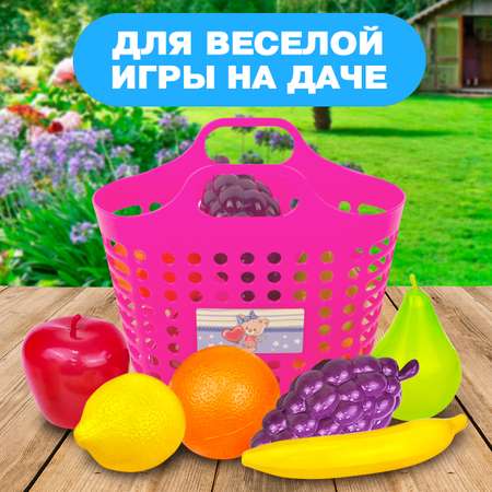 Игровой набор СТРОМ продукты, тележки и корзинки