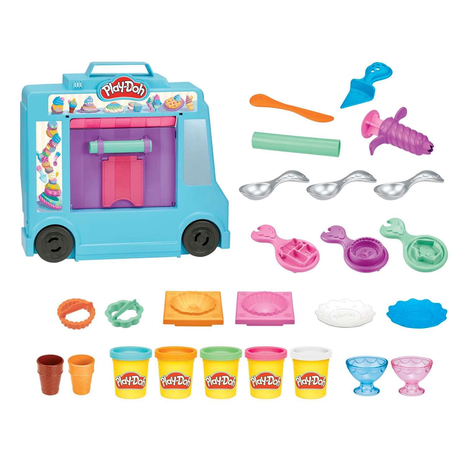 Набор игровой Play-Doh Грузовичок с мороженым F13905L0 - фото 1