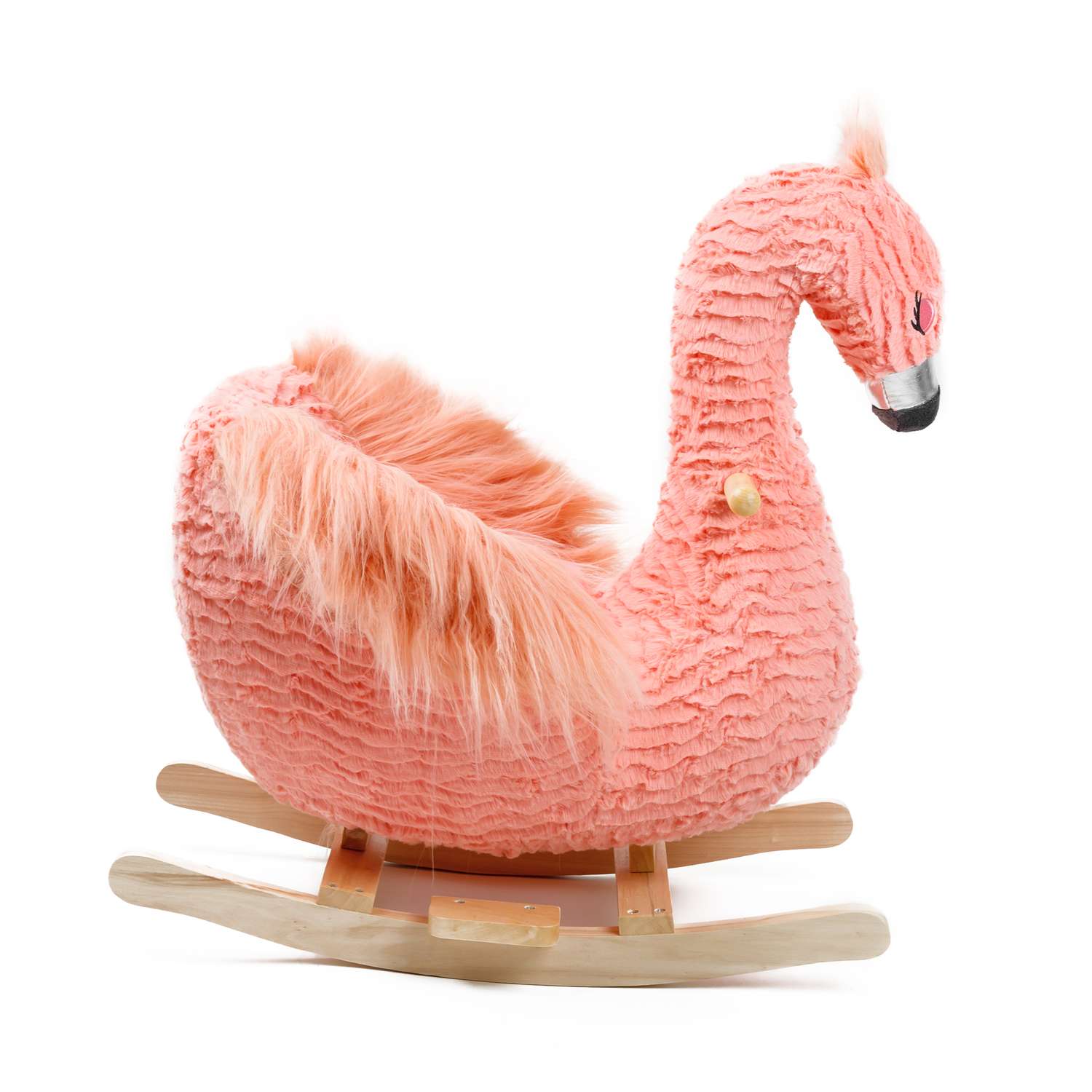 Качалка AmaroBaby Фламинго Flamingo розовый 59х35х66 см - фото 7