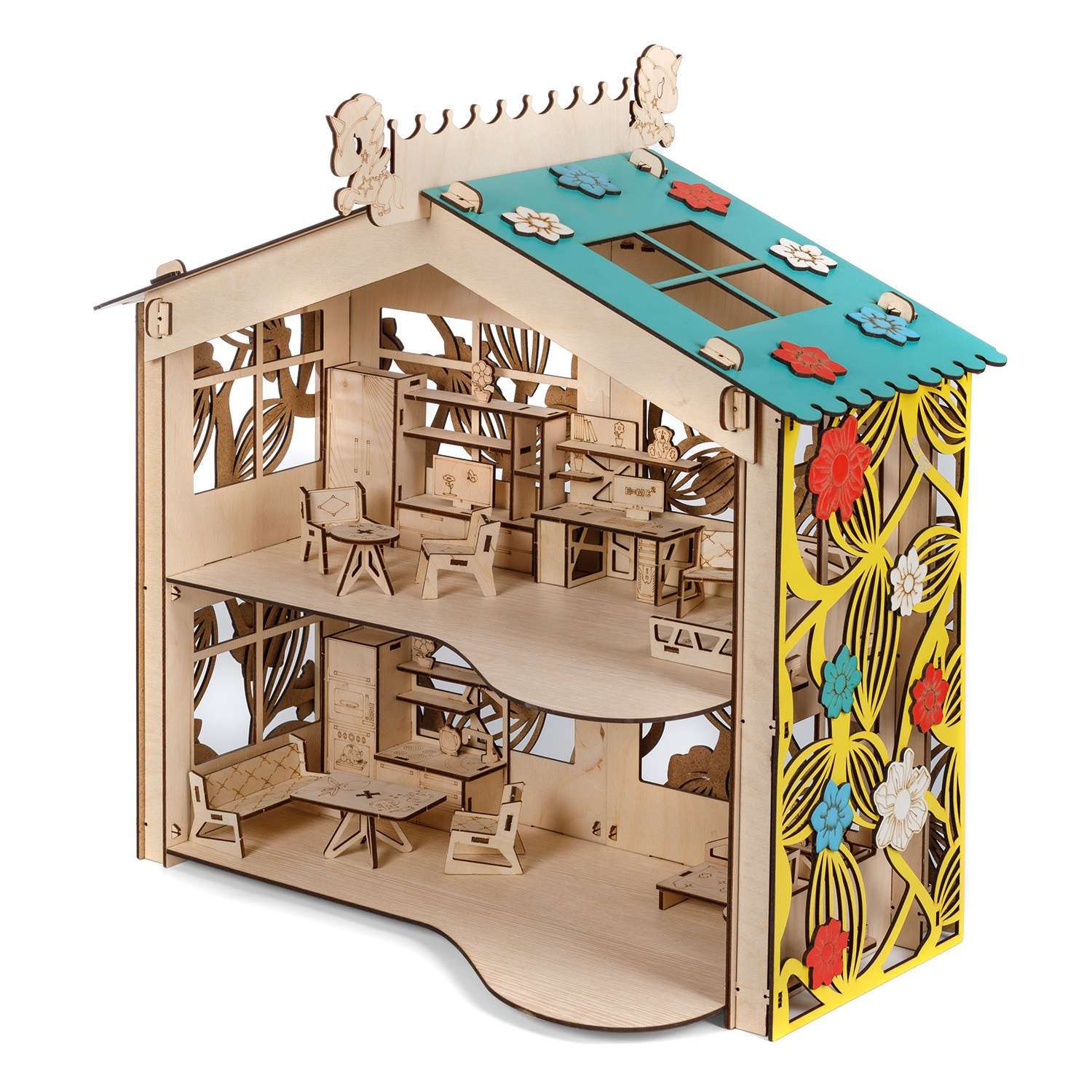 Кукольный домик Тутси Оранжерея с мебелью 1-156-2021 - фото 1
