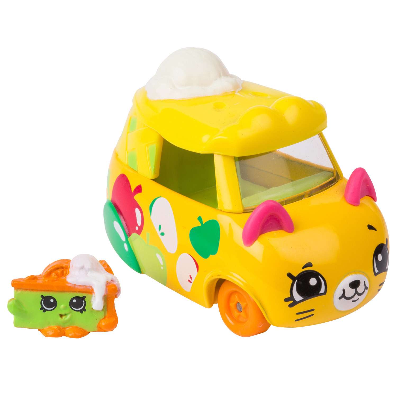 Машинка Cutie Cars с мини-фигуркой Shopkins S3 Яблочный Пирог 56772 - фото 1