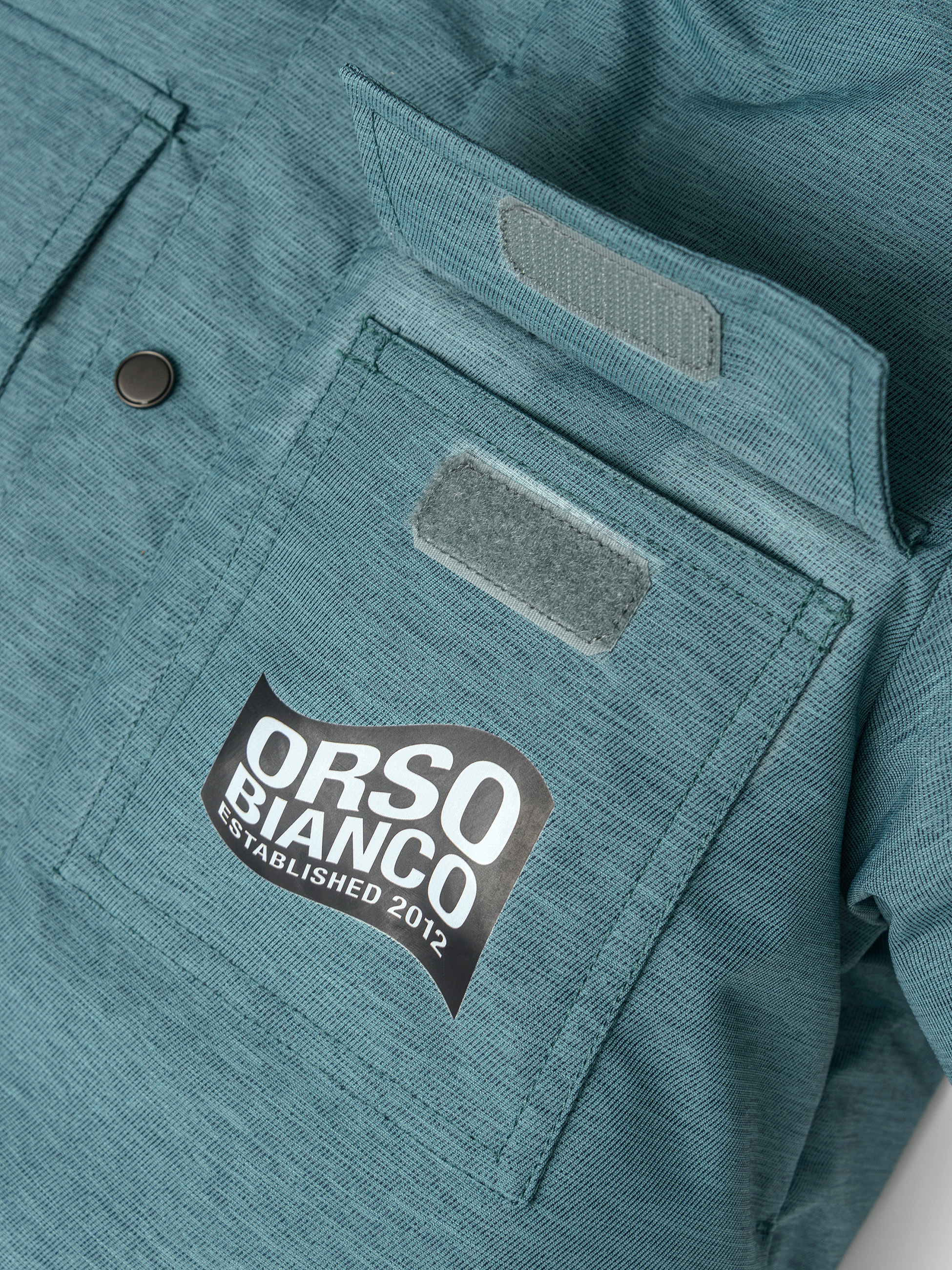 Куртка Orso Bianco OB21076-22_т.бирюзовый меланж - фото 11