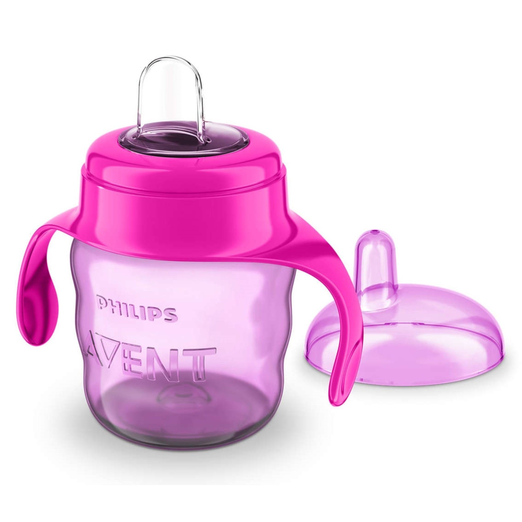 Чашка с носиком Philips Avent Comfort 200 мл 6 мес+ Розовая - фото 2