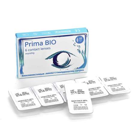 Контактные линзы OKVision Prima BIO 6 шт R 8.8 -5.50