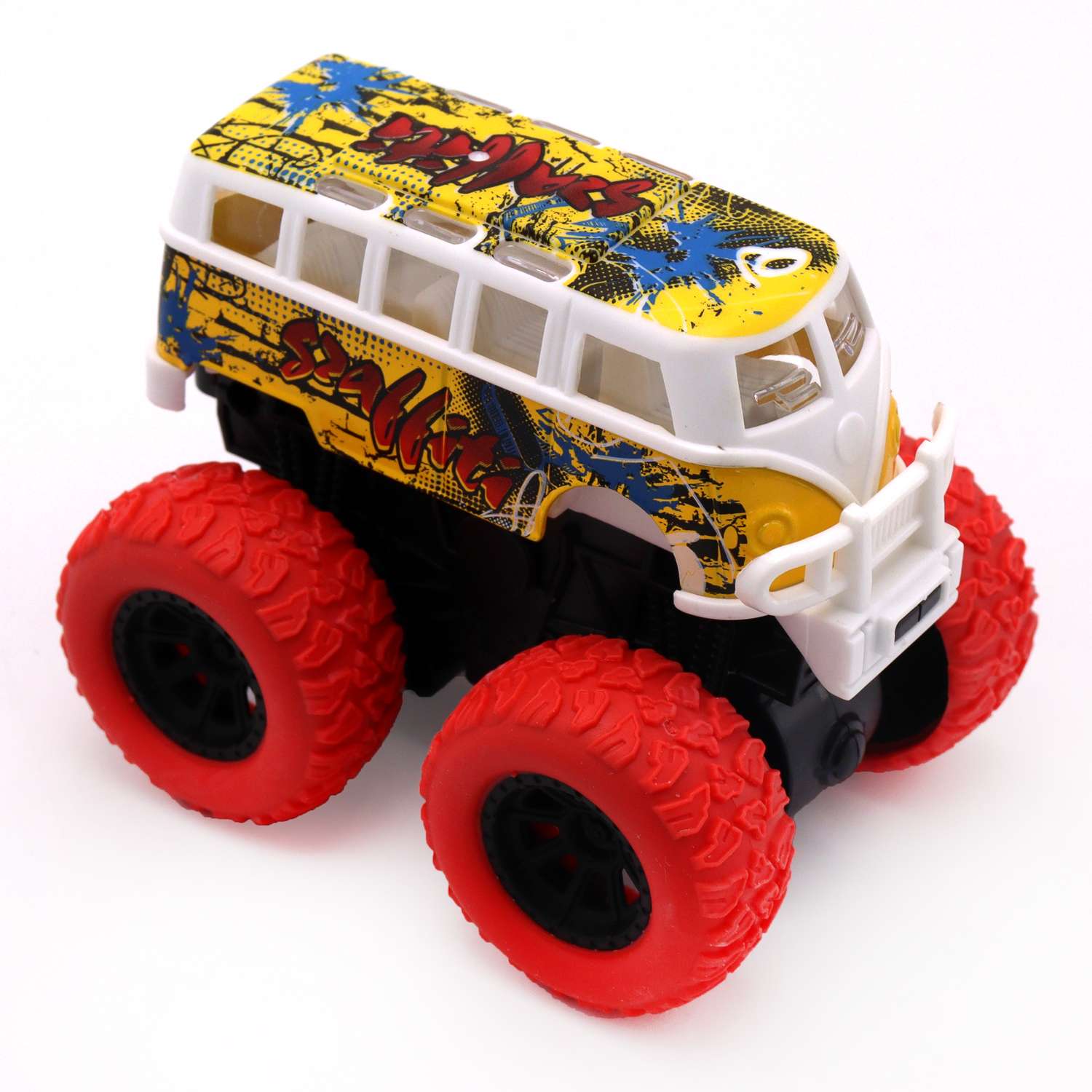 Автобус Funky Toys с красными колесами FT8484-6 FT8484-6 - фото 2