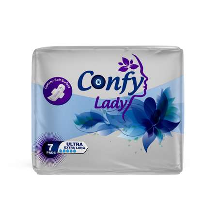 Прокладки гигиенические CONFY Lady Ultra extralong 7 шт