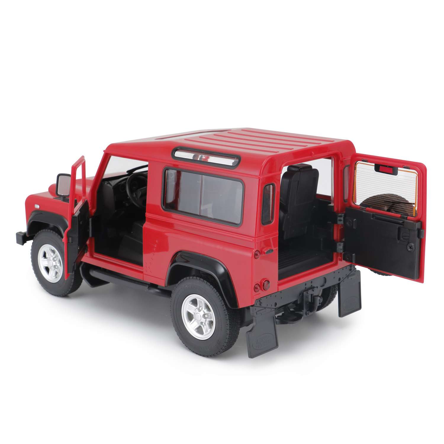 Машина Rastar РУ 1:14 Land Rover Denfender Красный 78400 - фото 3