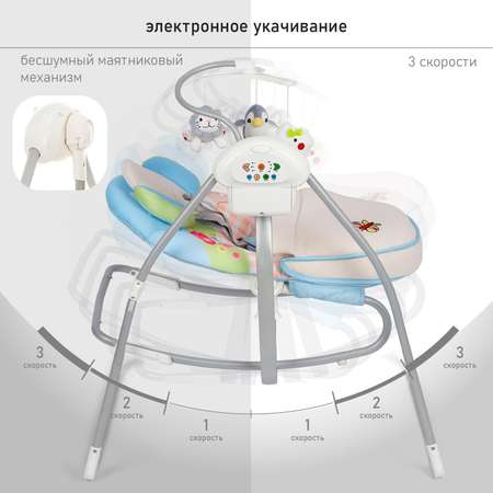 Электрокачели-шезлонг Nuovita Migliore Лето NUO_BY020_549