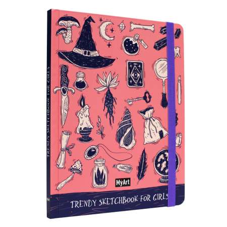 Блокнот Проф-Пресс Myart Trendy Sketchbook for Girls Волшебство