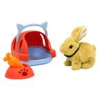 Интерактивная мягкая игрушка SHARKTOYS весёлый кролик ходит издает звук кушает