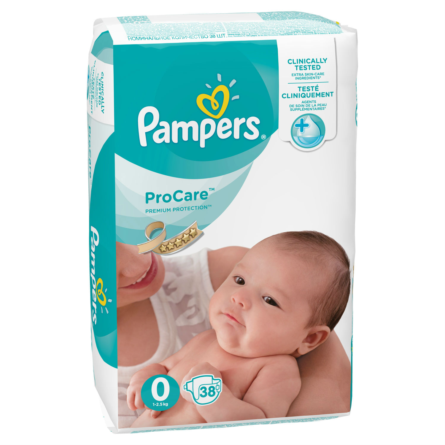 Подгузники Pampers Procare 0 1-2.5кг 38шт - фото 3