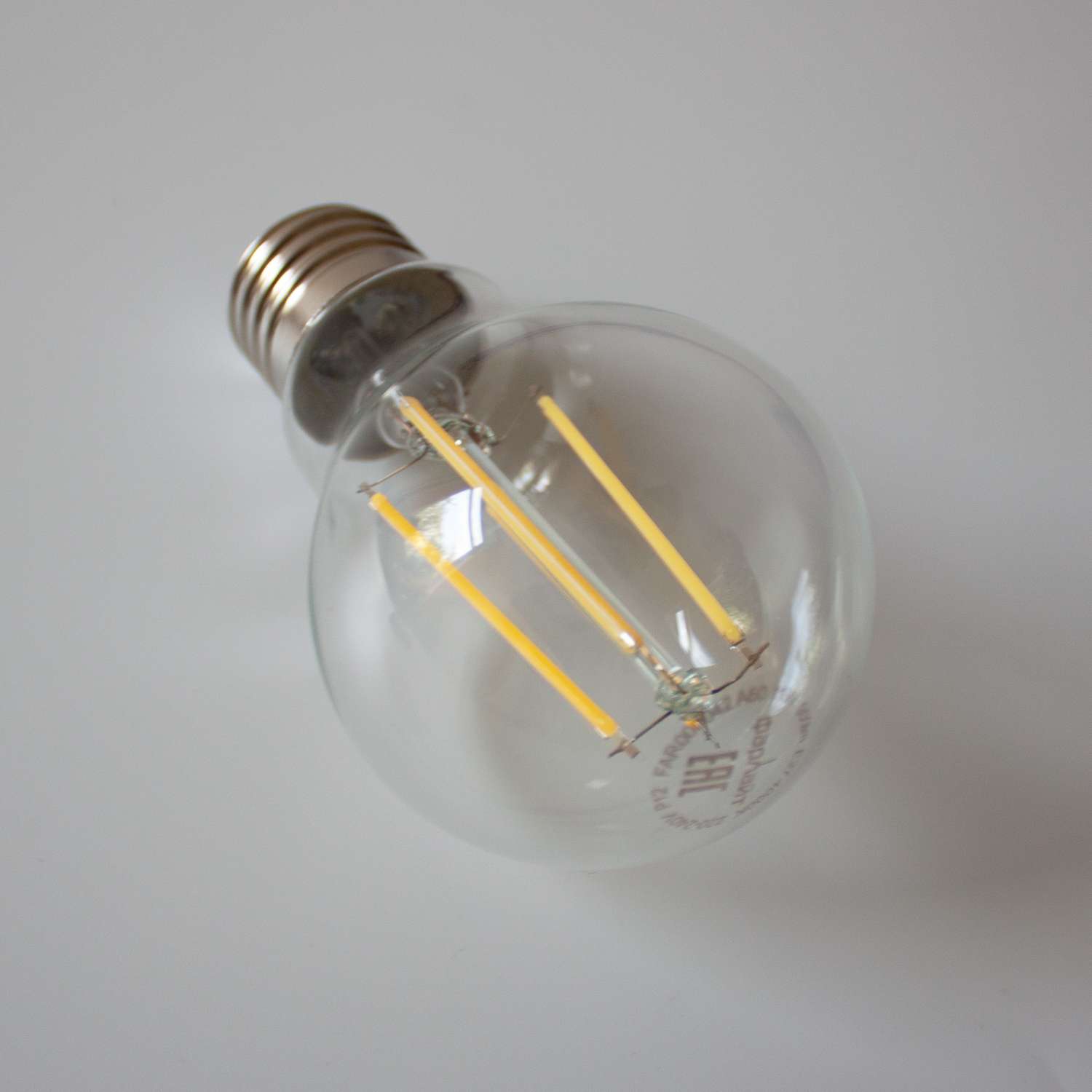 Лампа филаментная Фарлайт А60 9 Вт 2700 К Е27 Груша - фото 3