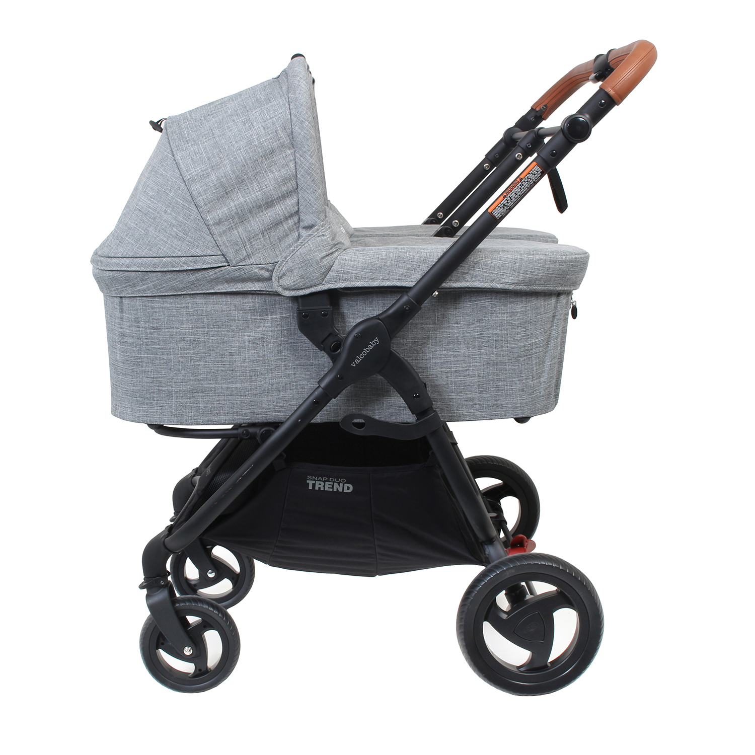 Люлька Valco baby External Bassinet для Snap Duo Trend Grey Marle 9936 - фото 2