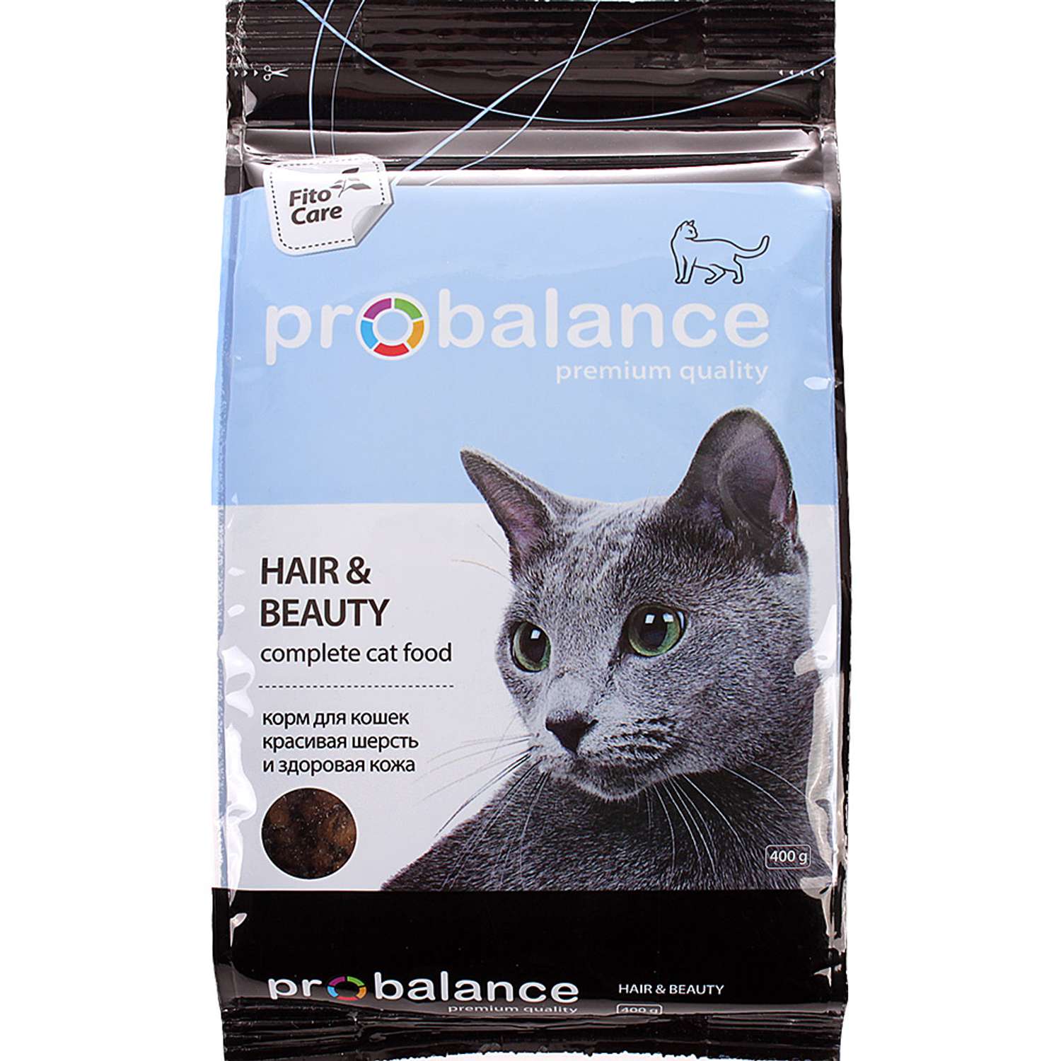 Корм сухой ProBalance Hair and Beauty для кошек красивая шерсть и здоровая кожа 400 г - фото 1