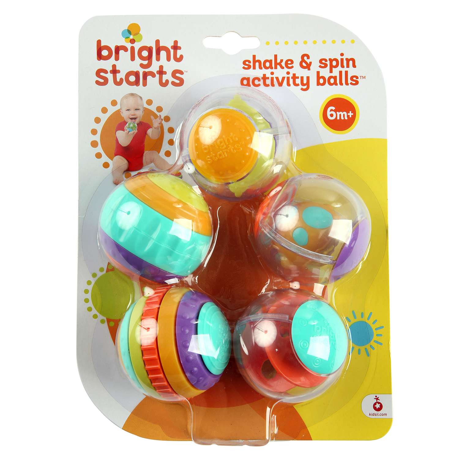 Развивающая игрушка Bright Starts Забавные шарики - фото 2