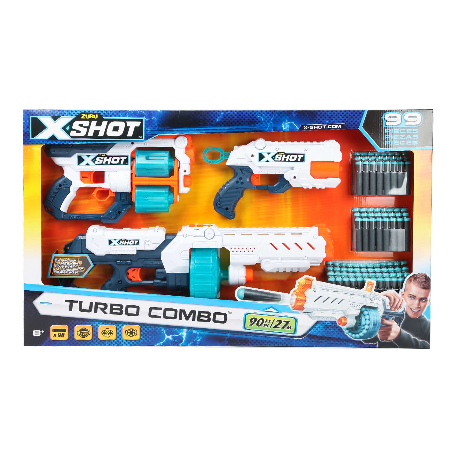 Набор X-SHOT  Turbo Combo Fire 36421 - фото 2