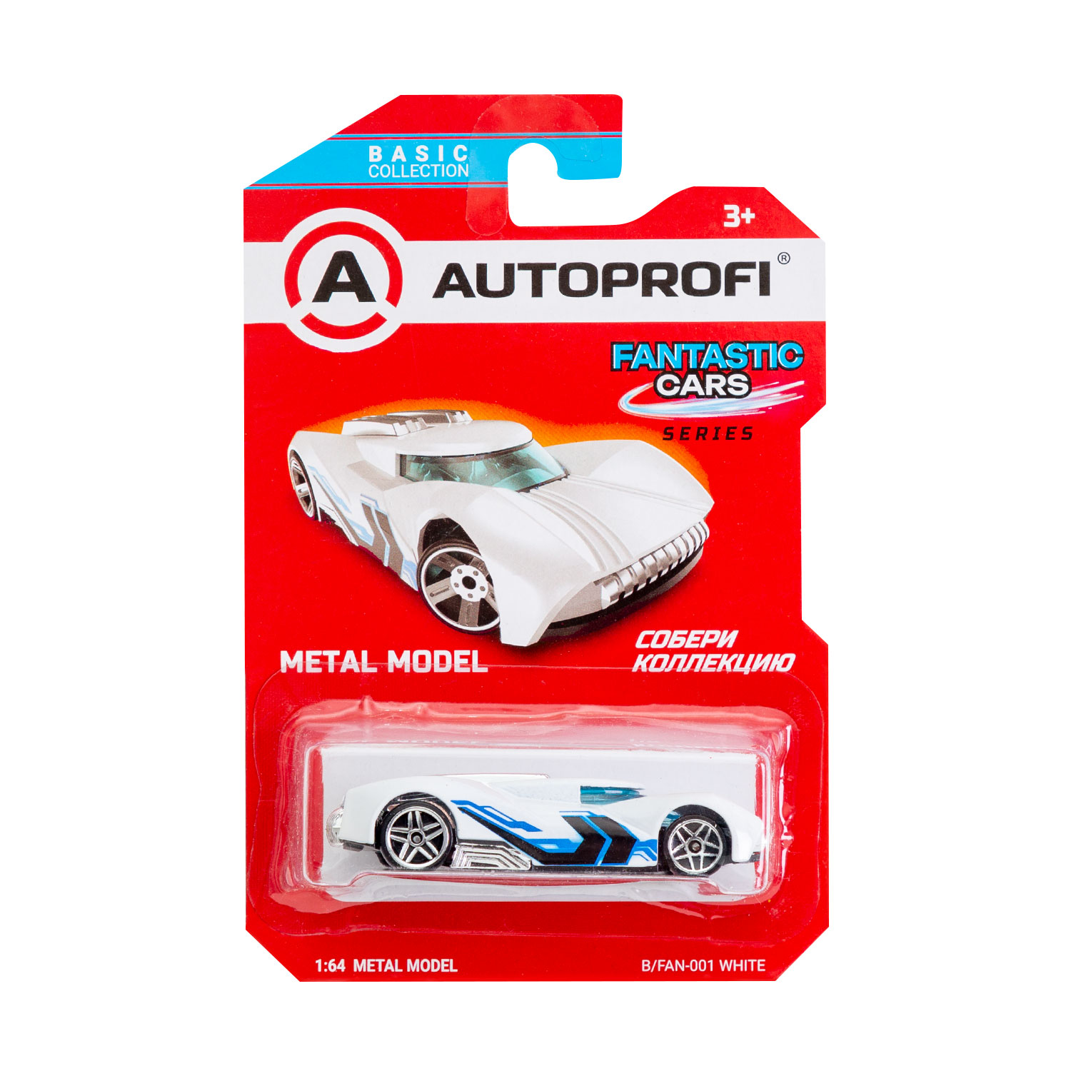 Машинка коллекционная 1:64 Autoprofi Basic серии Fantastic CAR-BASIC-01-TRU в ассортименте CAR-BASIC-01-FAN - фото 2