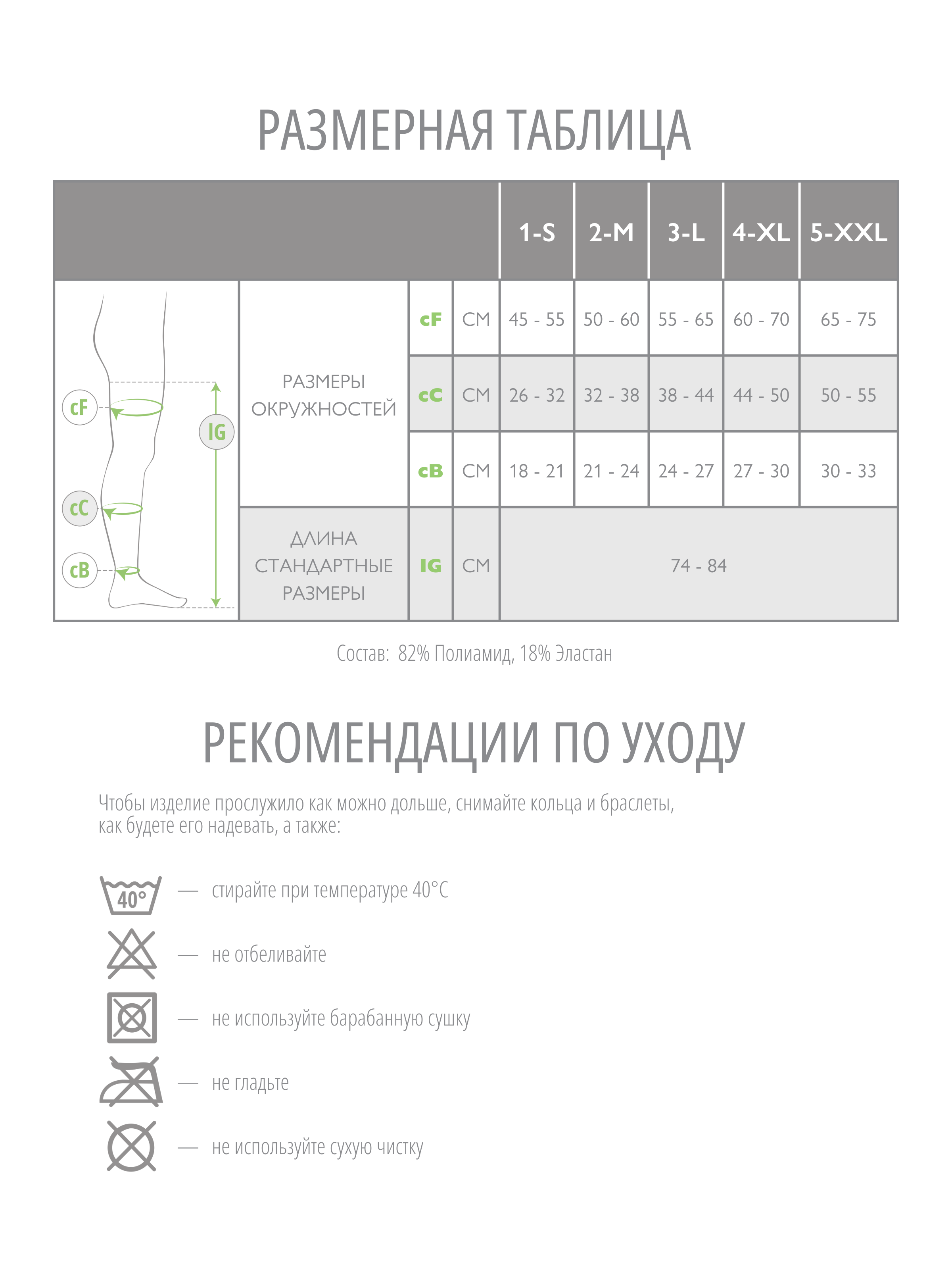 Антиэмболические чулки RELAXSAN M0370A - фото 6