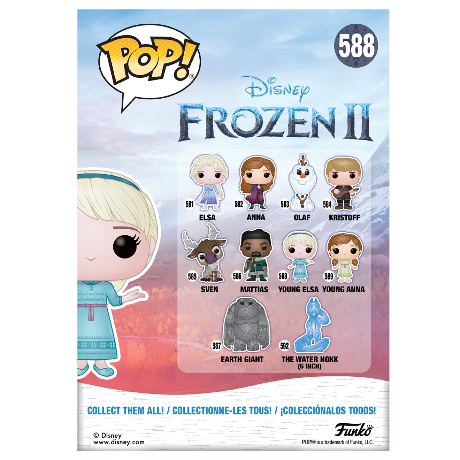 Игрушка Funko Pop Disney Frozen 2 Young Elsa Fun254936 - фото 6