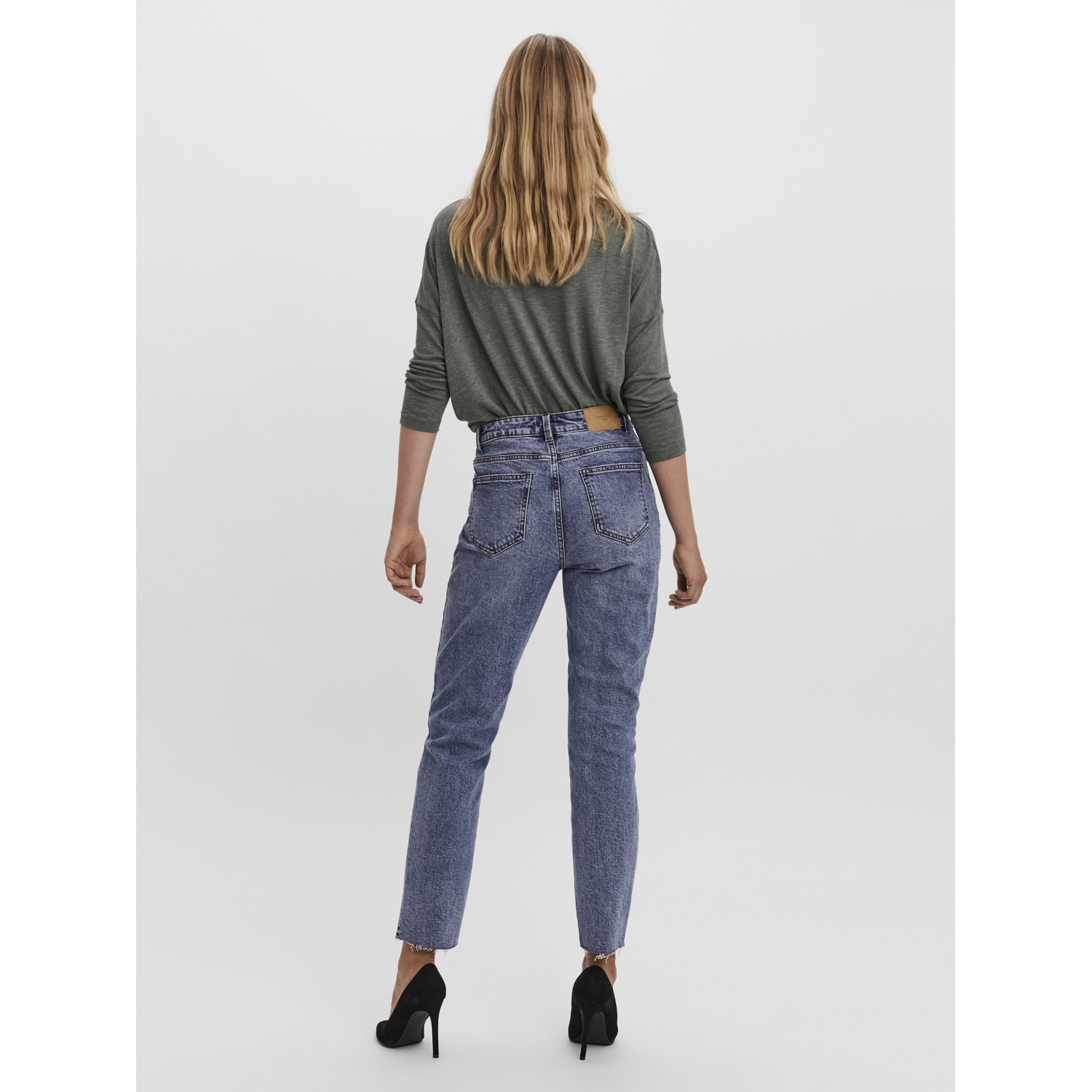 Брюки VERO MODA 10251373/Medium Blue Denim - фото 5