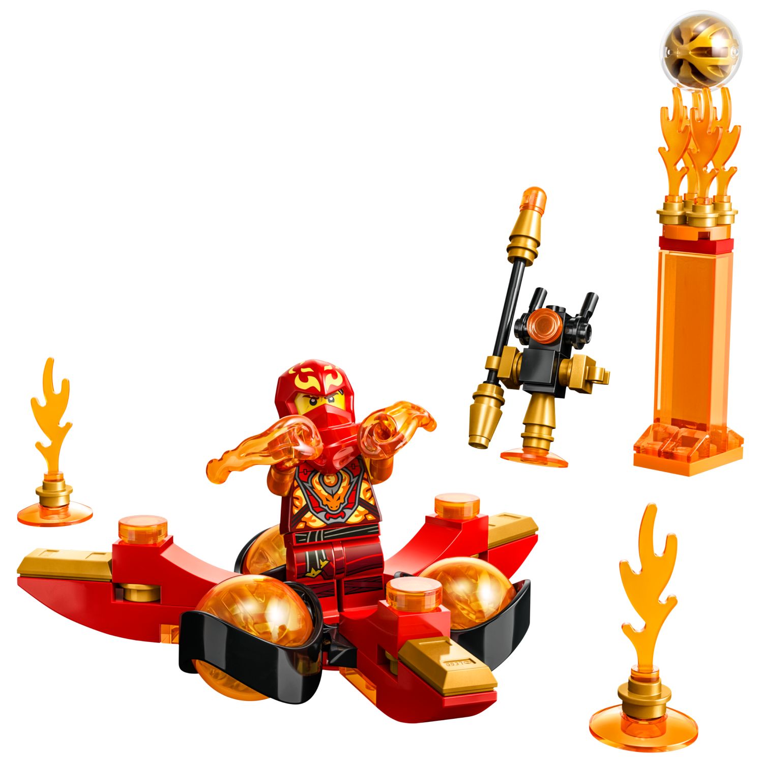 Конструктор LEGO Ninjago Kais Dragon Power Spinjitzu Flip 71777