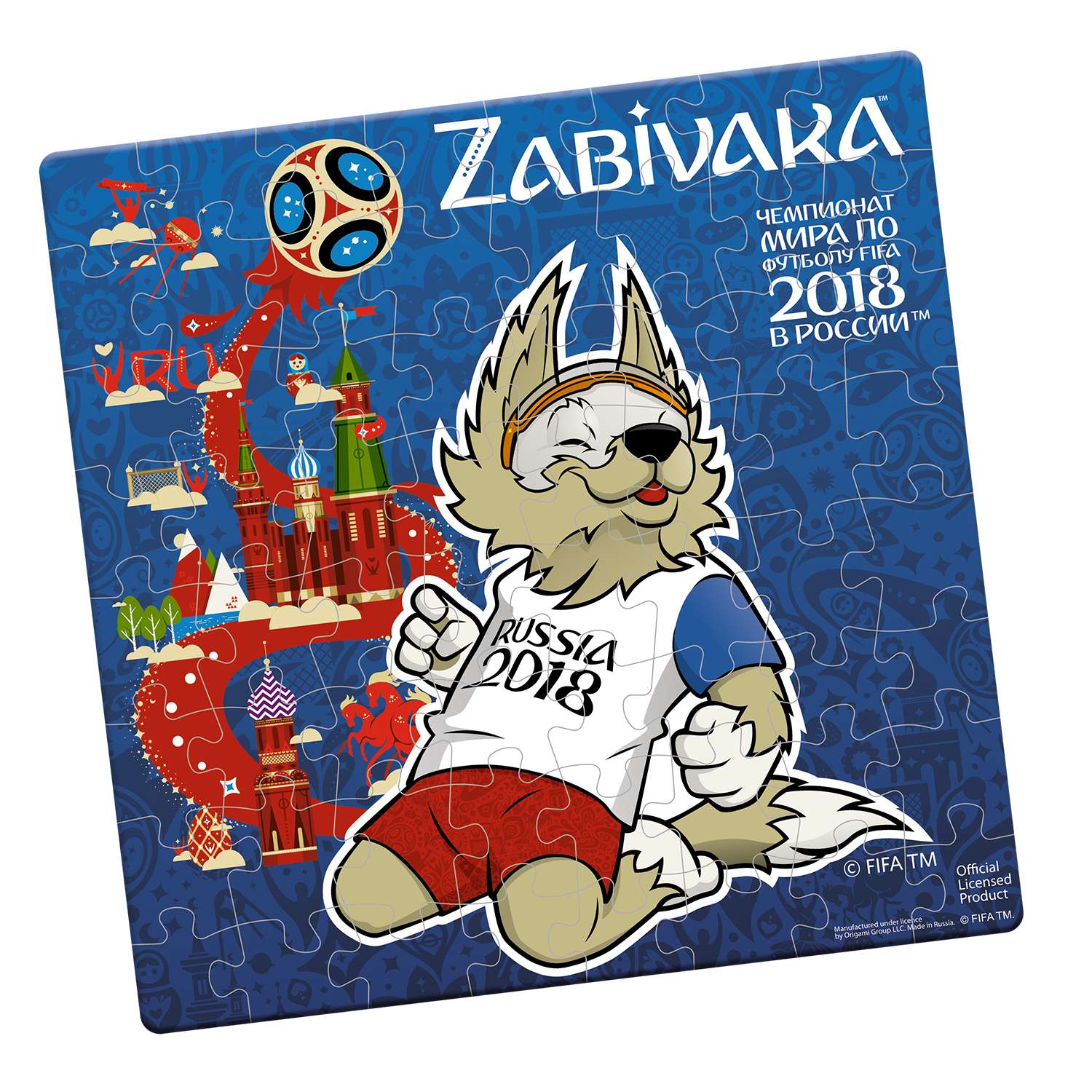 Пазл 2018 FIFA World Cup Russia TM Забивака (03793) 64 элемента в ассортименте - фото 4