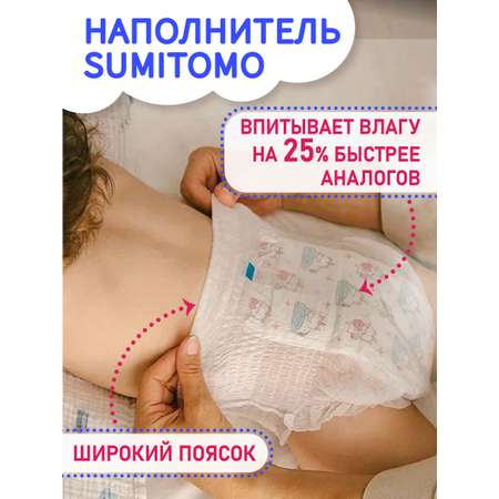 Подгузники-трусики NAO Sleep And Play L