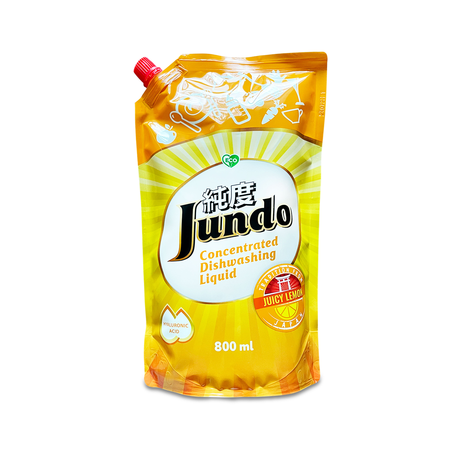 Гель для мытья посуды Jundo Juicy Lemon и детских принадлежностей 800мл - фото 9