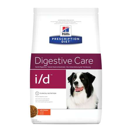 Корм для собак HILLS 2кг Prescription Diet i/d Digestive Care для поддержания ЖКТ с курицей сухой