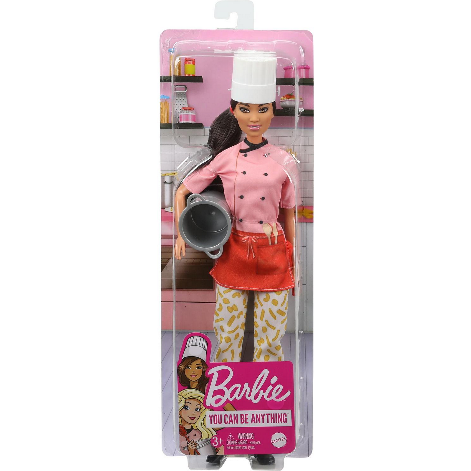 Кукла Barbie из серии Кем быть? Фигуристка (брюнетка)