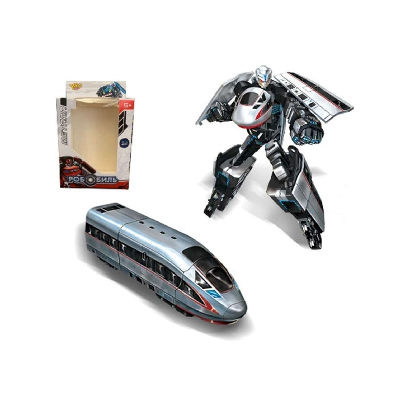 Робот-машина Трансформер Наша Игрушка поезд 2в1 - фото 1