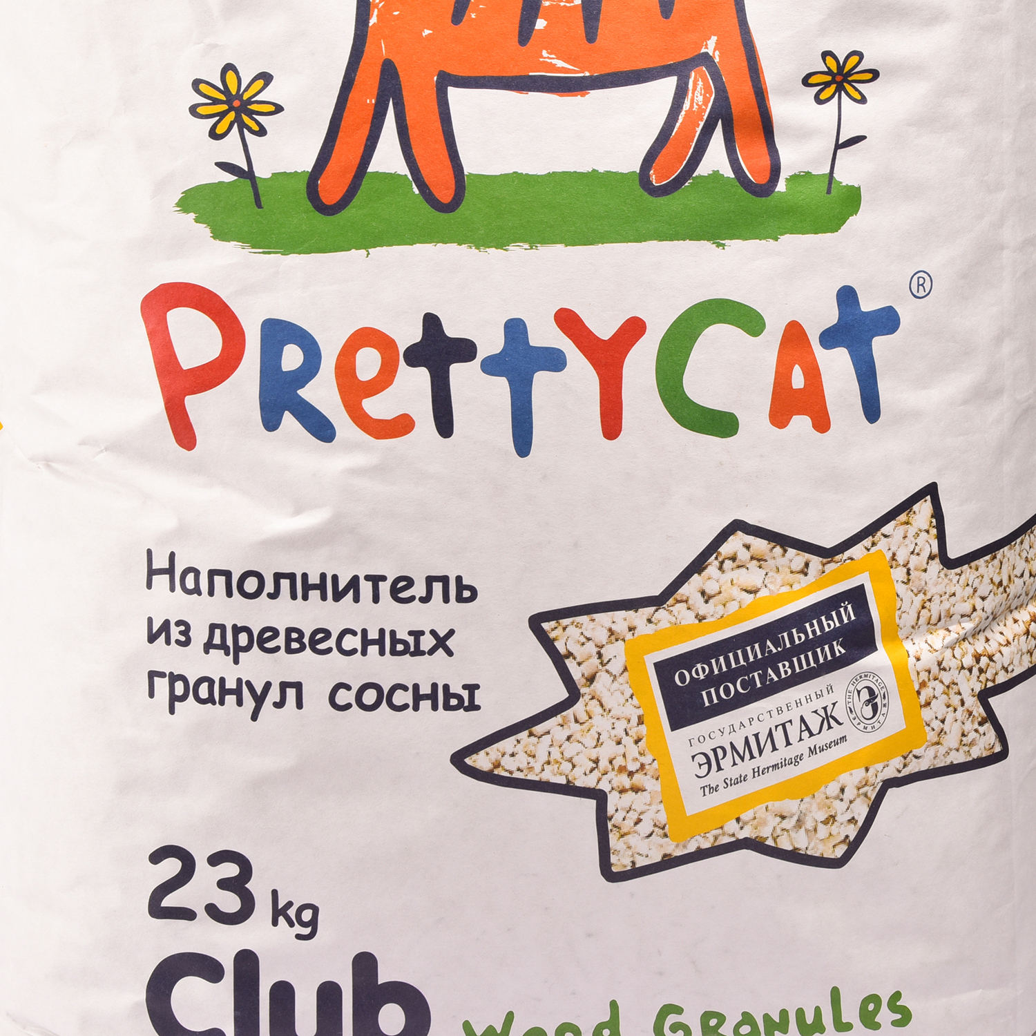 Наполнитель для кошек PrettyCat Wood Granules древесный 23кг - фото 4