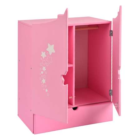 Шкаф для кукол Манюня Diamond star Розовый 74219