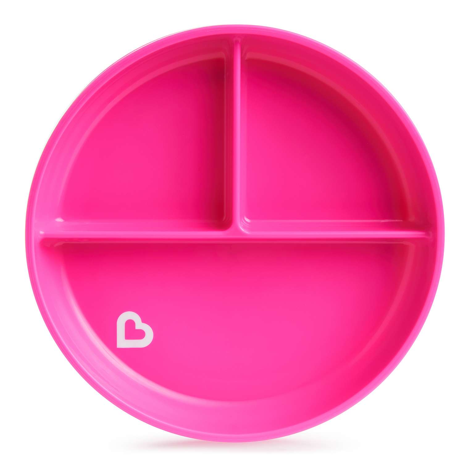Тарелка Munchkin на присоске Розовая - фото 1