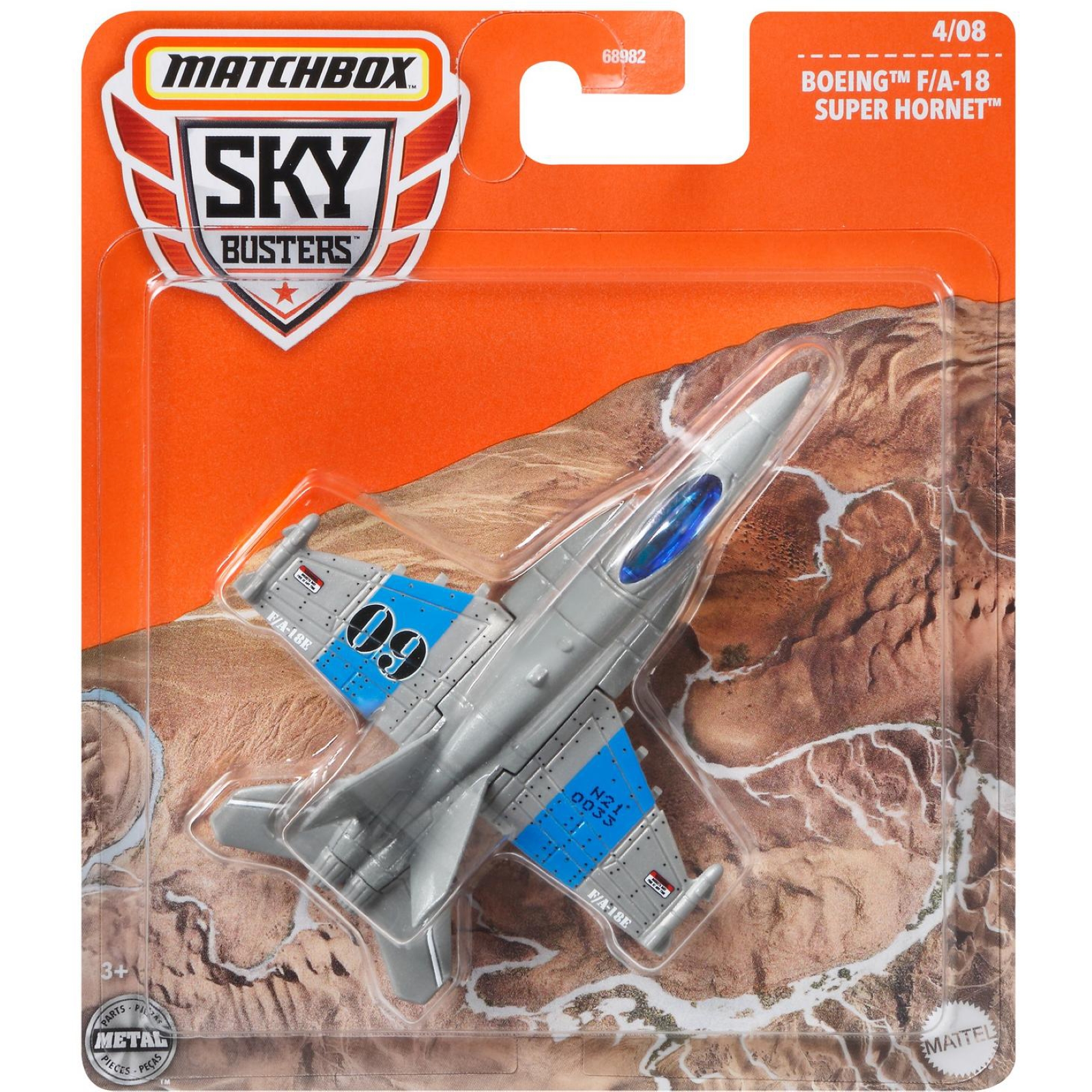 Игрушка Matchbox Самолет Боинг FA-18 Супер Хорнет GWK46 купить по цене 399  ₽ в интернет-магазине Детский мир