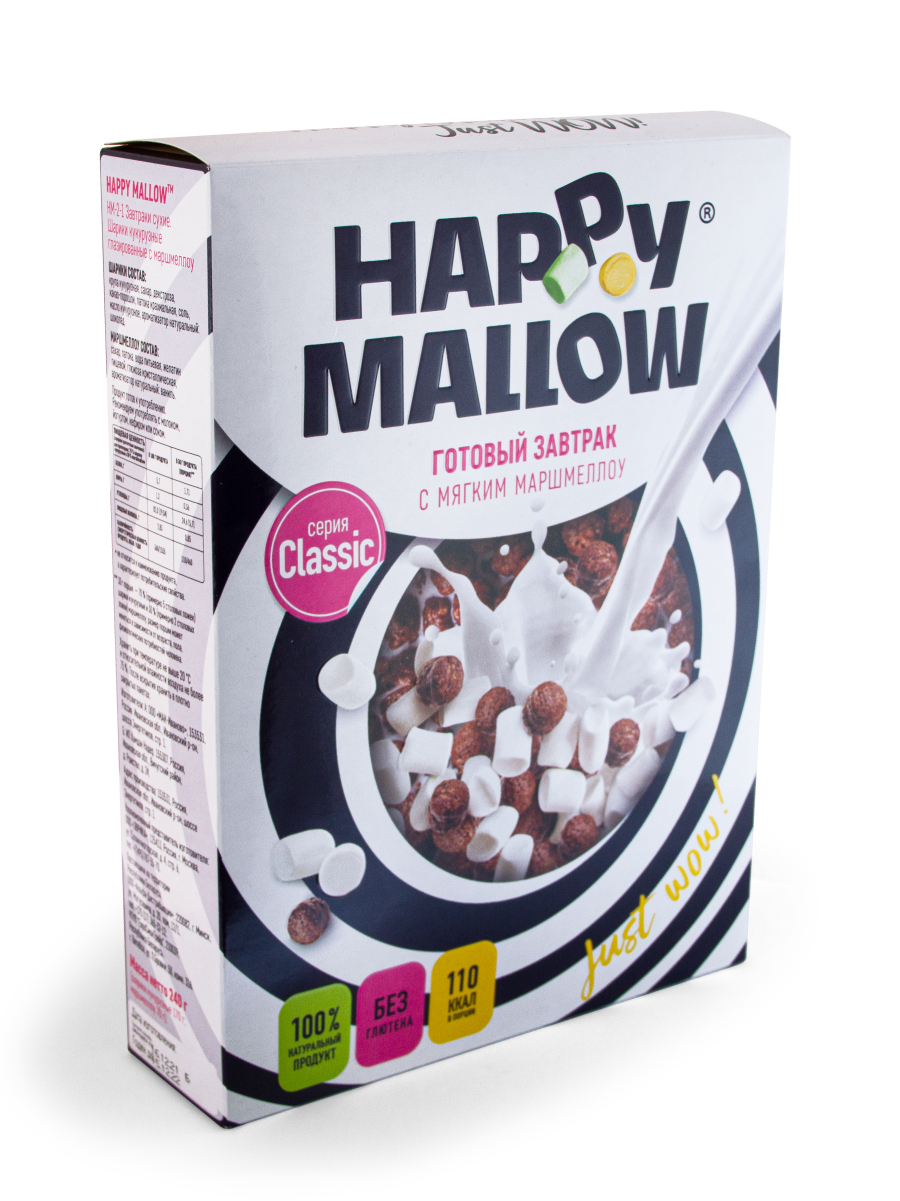 Сухой завтрак Сладкая сказка Happy Mallow с мягким маршмеллоу 240г - фото 4