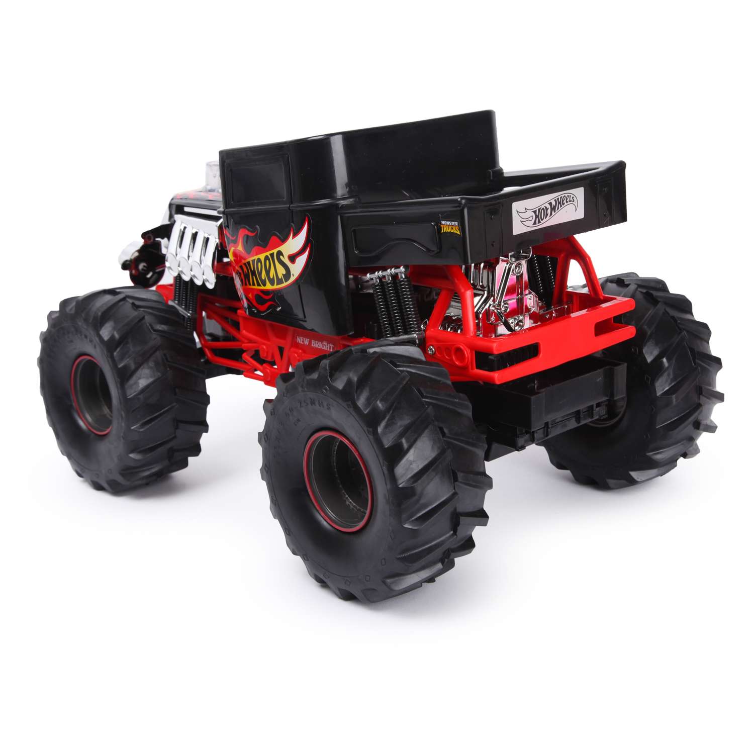 Машина Hot Wheels РУ 1:10 Monster Truck Bone Shaker Черный 61050 - фото 4