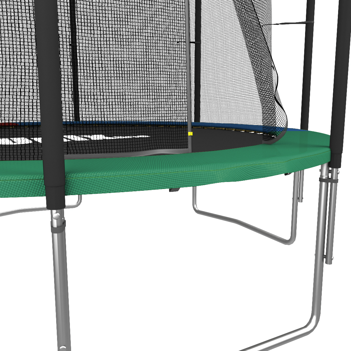 Батут каркасный Simple 8ft UNIX line с внутренней защитной сеткой общий диаметр 244 см до 140 кг - фото 4