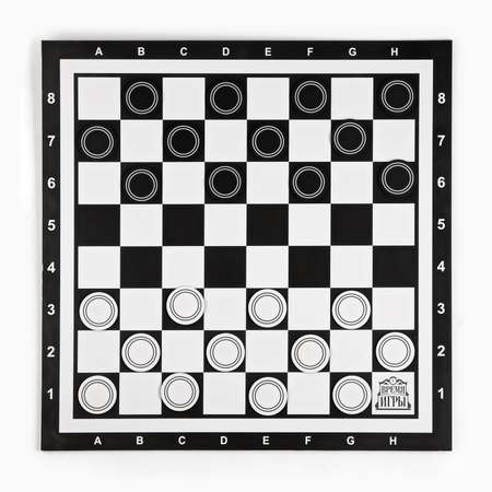 Набор магнитных фигур Sima-Land Для демонстрационных шашек «Время игры» 34 шт d 5.5 см толщина 4 мм