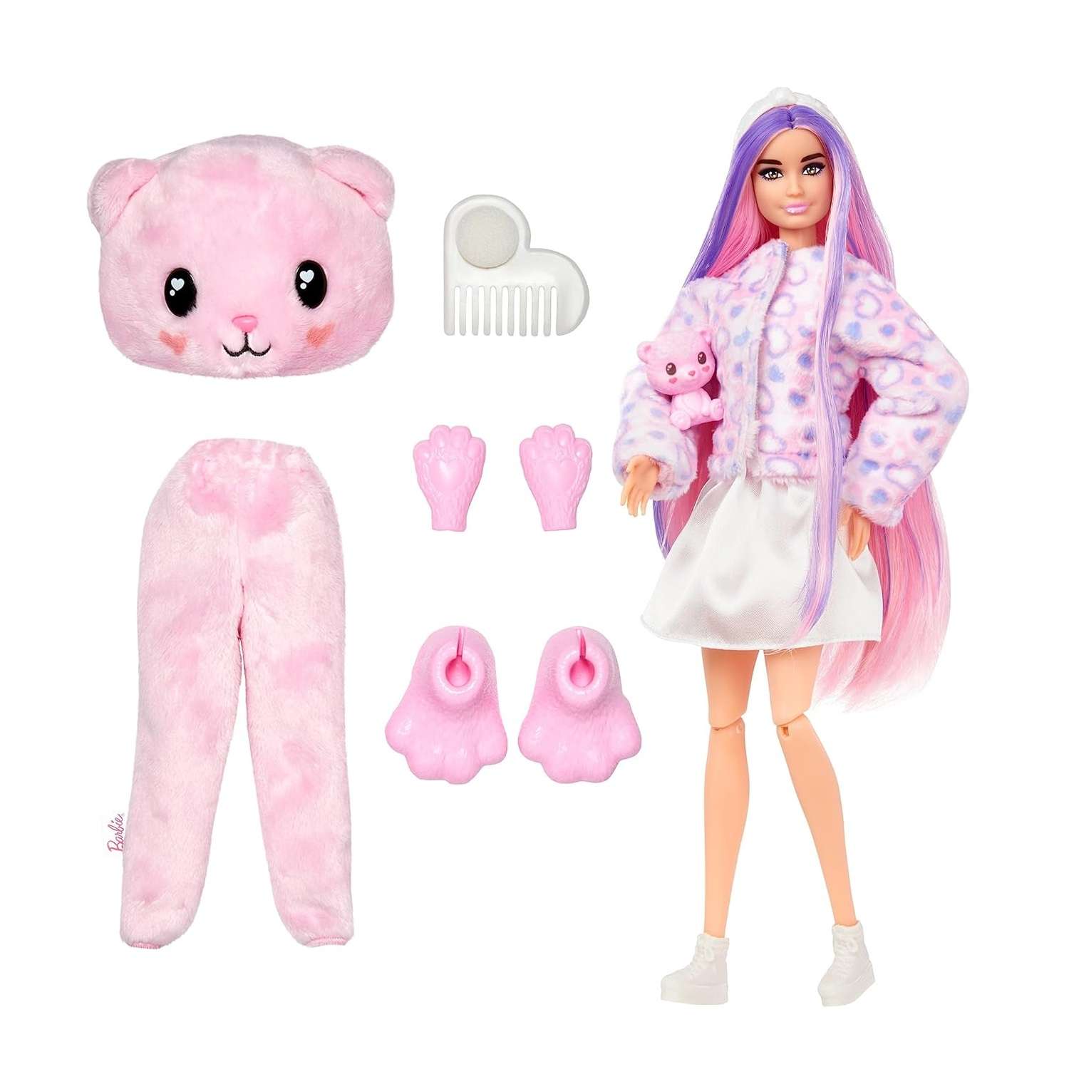 Кукла Barbie Cutie Reveal Милашка-проявляшка Мишка HKR04 HKR04 - фото 4