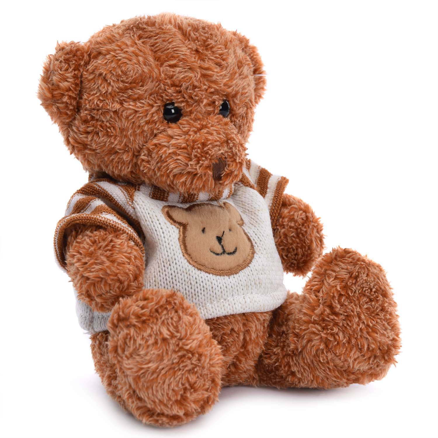 Мягкая игрушка Девилон Медвежонок Стеша Светло-коричневый 18 см - фото 2