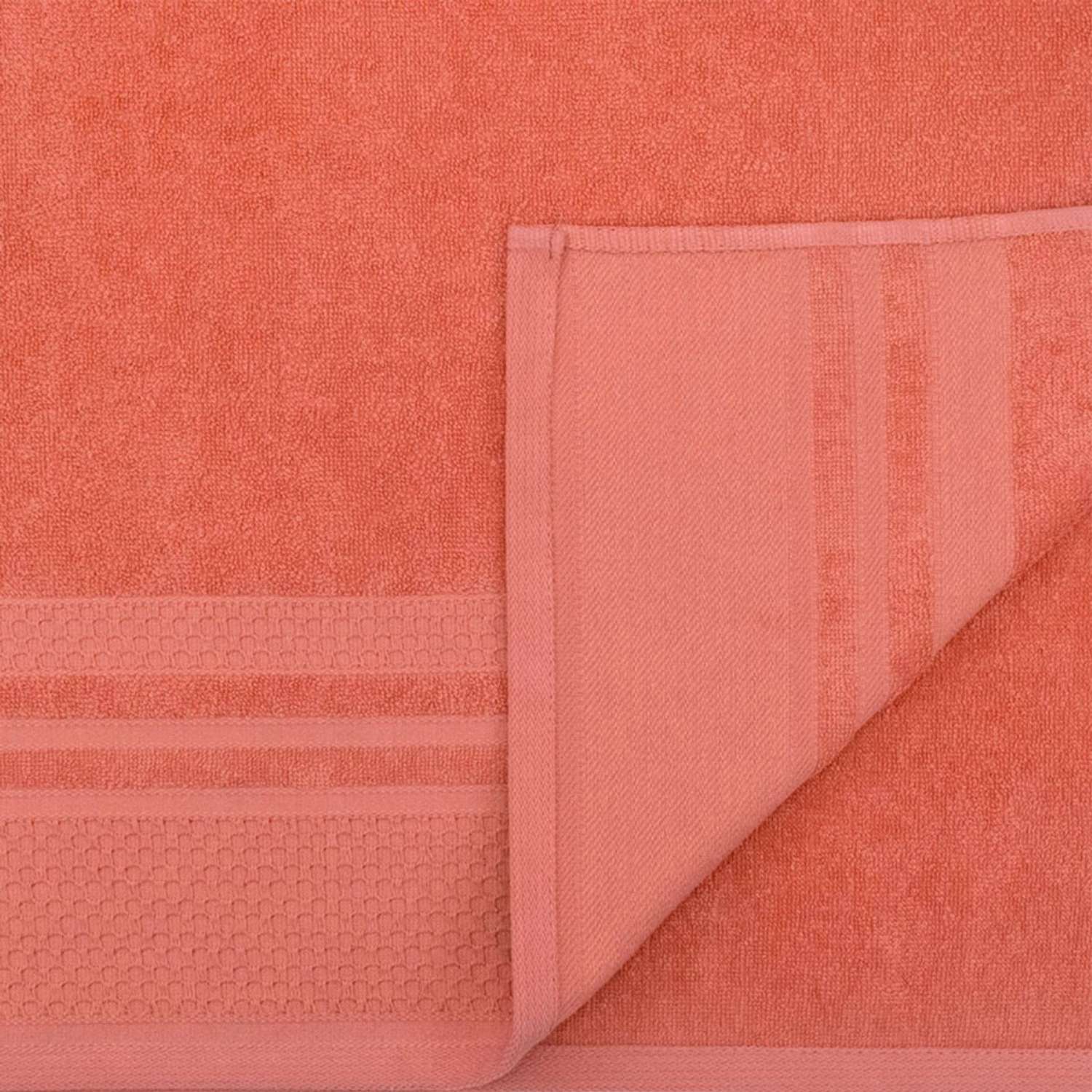 Махровое полотенце Bravo Пабло м7715_02 M 50х80 розовый - фото 2
