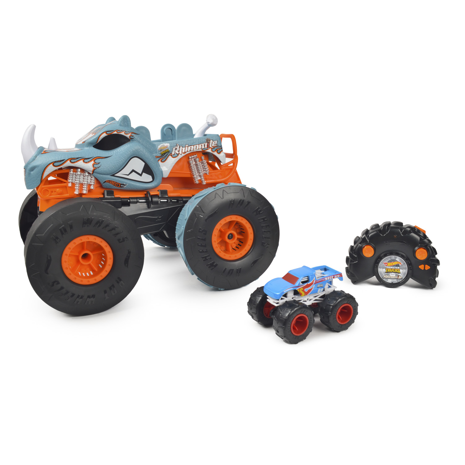 Набор Hot Wheels Р/У Monster Trucks Rhinomite 2в1 HPK27